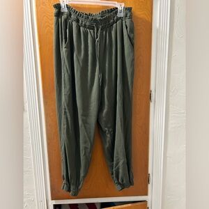 Torrid Olive Green Drawstring  Pants